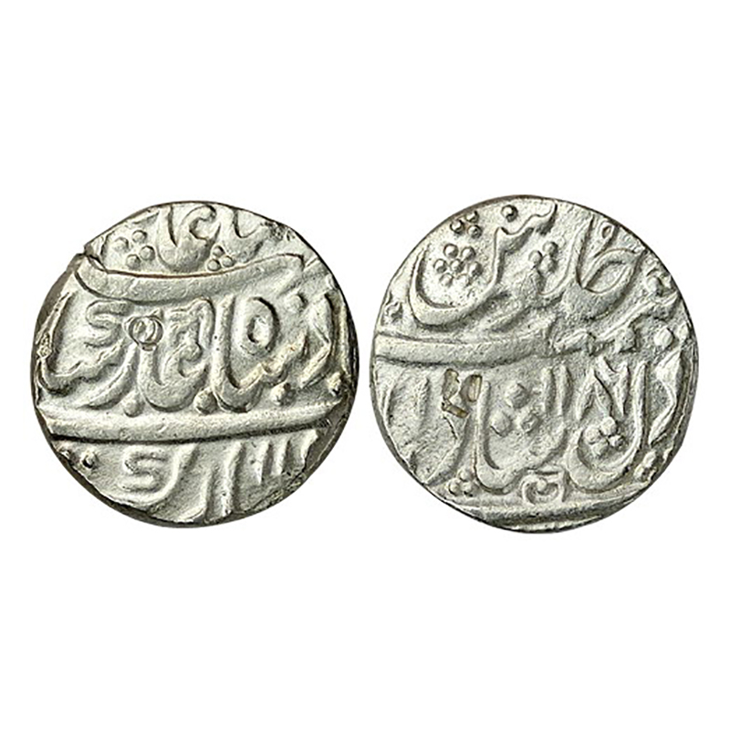Hyderabad Feudatory, Narayanpett, Silver, Rupee, Dilshadabad mint, in the name of Shah Ala