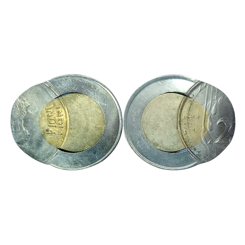 20 Rupees error, Bi-metal, Year 202020, Kolkata Mint, Grains Series, Dies of both the side