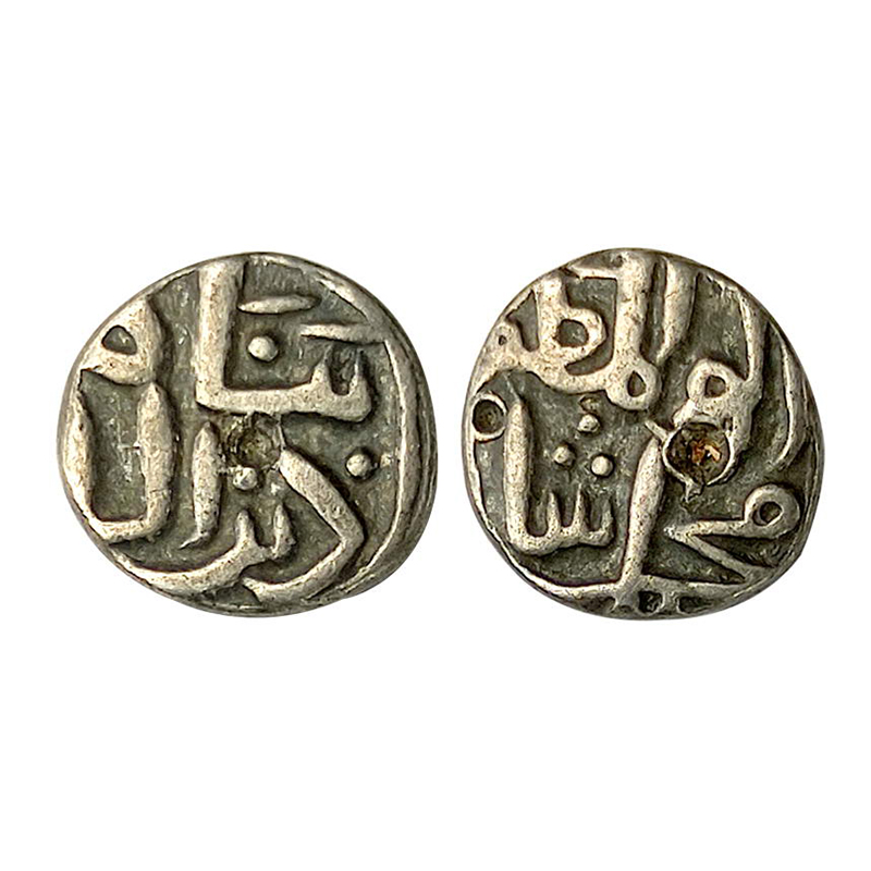 Gulbarga Sultanate, Muhammad Shah I (AD 1359-1375), Silver, 1.71 g, 1/6 Tanka, binah din i