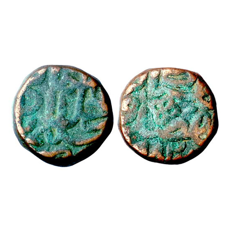 Akbar, Dakhil Ajmer Salimabad Mint, Copper Dam, 20.71 g, AH 982. Very Fine+, Scarce....