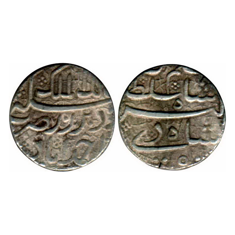 Jahangir as Sultan Salim Shah (AD 1605-1627), Silver, 11.20 g, Rupee, Ahmedabad mint, in t