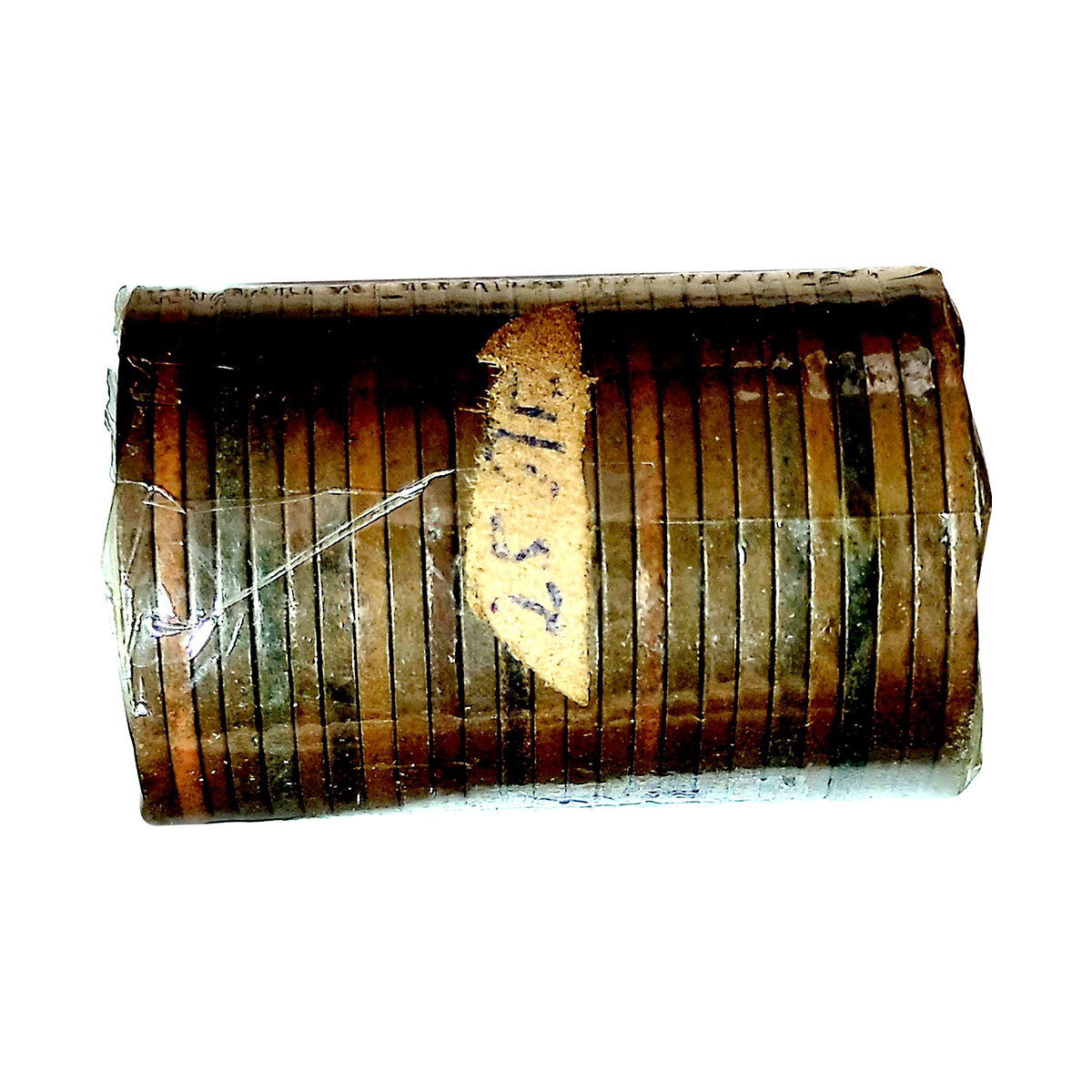 1 Pice Roll, Copper, 1953, Bombay Mint, Diamond Mint Mark. Set of 25 BUNC Horse type 1 Pic
