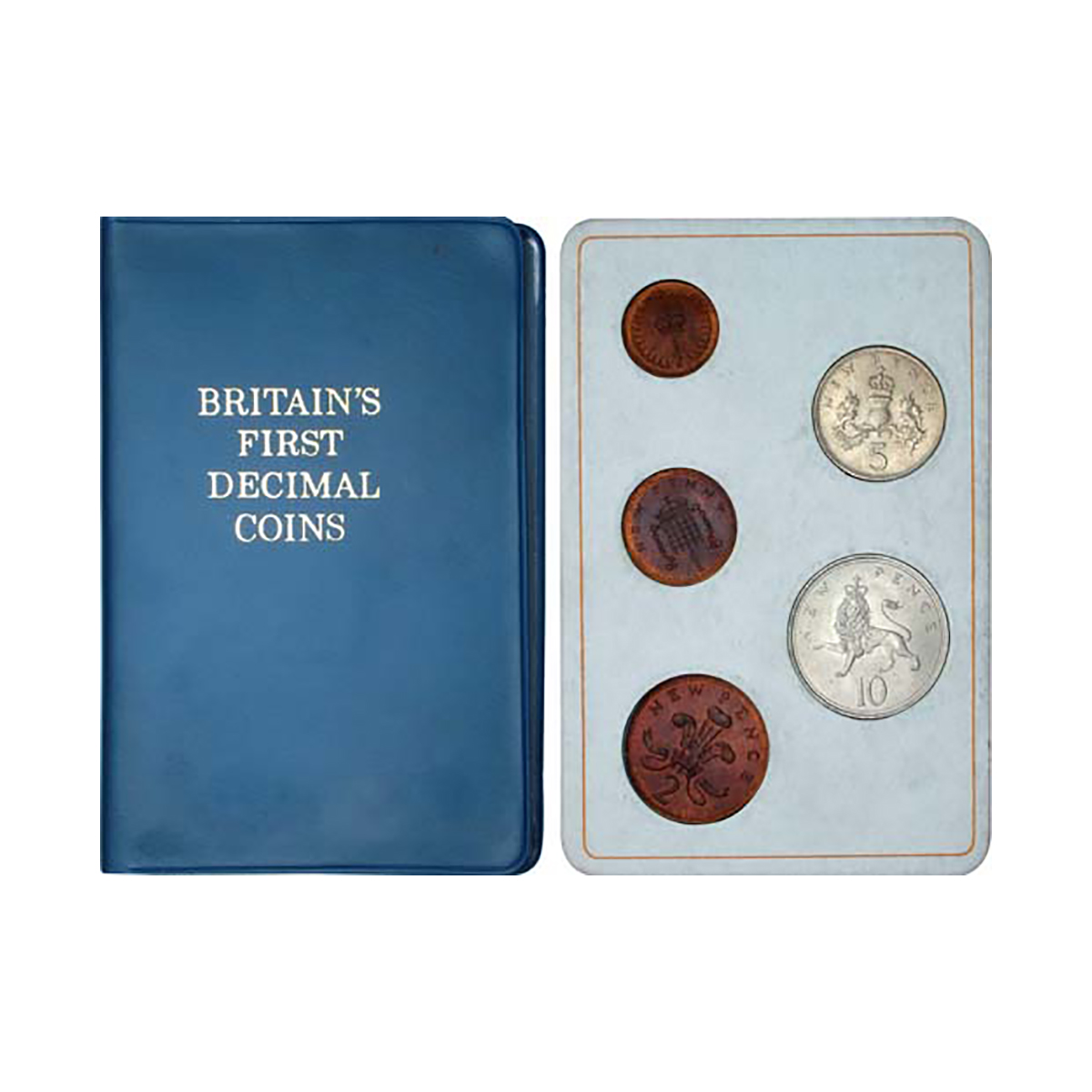 Cupro - Nickel, United Kingdom, Elizabeth II, Cupro-nickel, UNC Set of 5 coins of the Seri