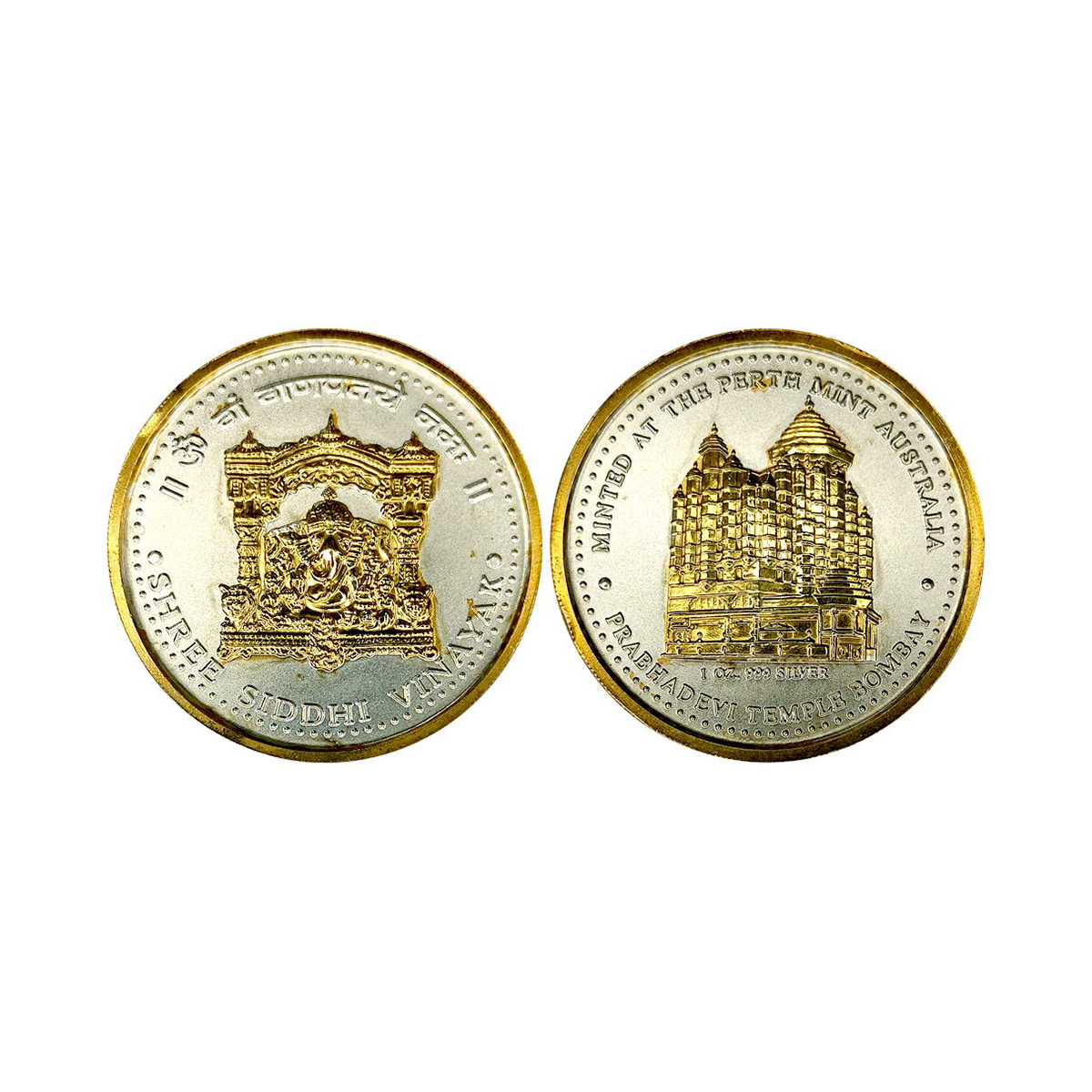 Perth Mint, Ounce, 31.6 g. Gold gilt&nbsp;on Silver, Proof, Frosted field and glazed devic