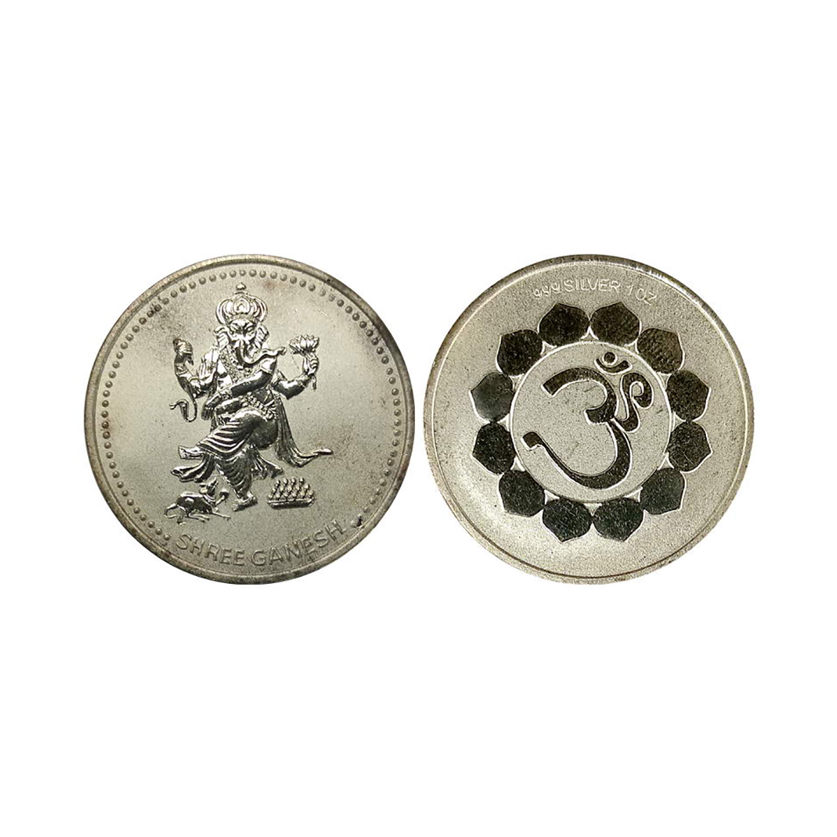 Swiss Mint, Switzerland, Half Ounce, 15.1g. Silver, ERROR struck from a 1 ounce die. Uncir