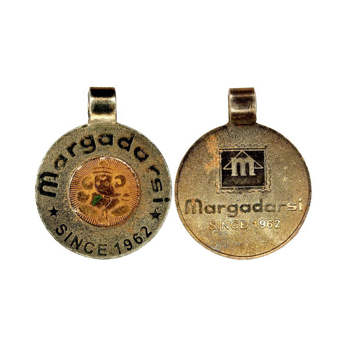 Cupro - Nickel, Ganesha medal, copper and Cupro-Nickel, round planchet. 15g. Obv. Ganesha.