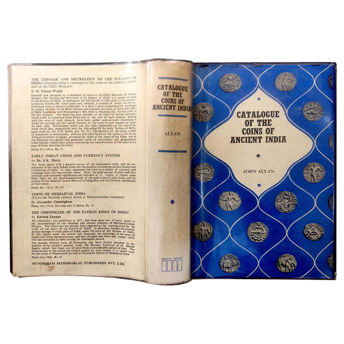 Paper, Book: Catalogue of the Coins of Ancient India, with Forty-six plates, By John Allan