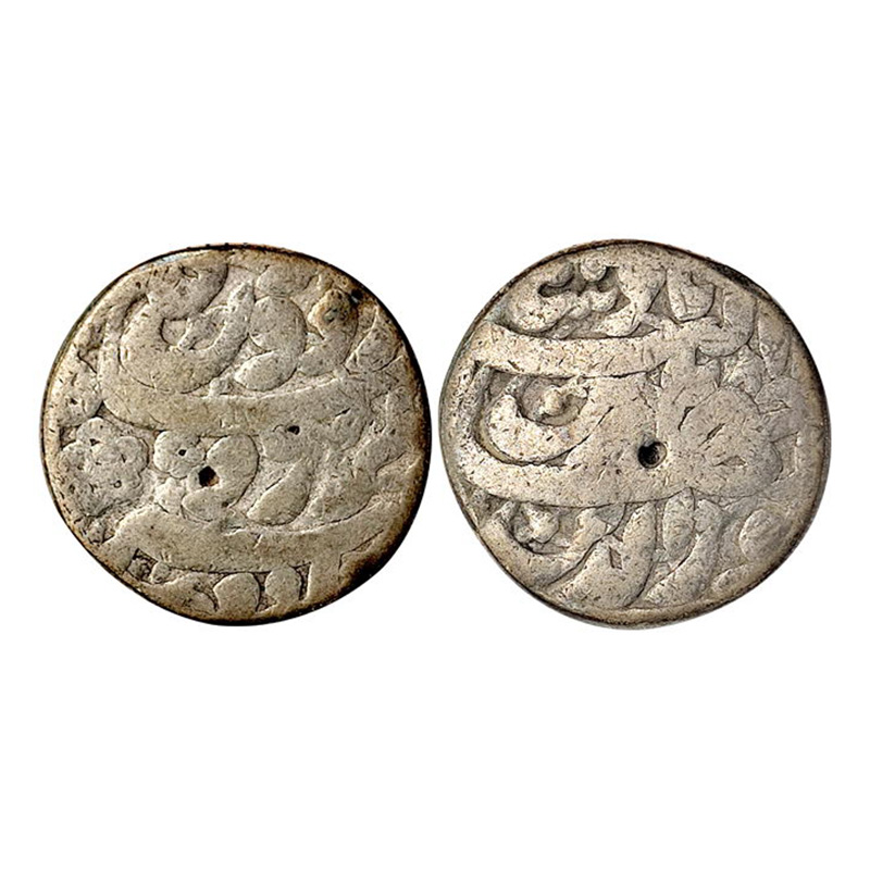 Jahangir, Rupee, Akbarnagar mint, Gardun couplet, Silver. Fine+. Scarce....