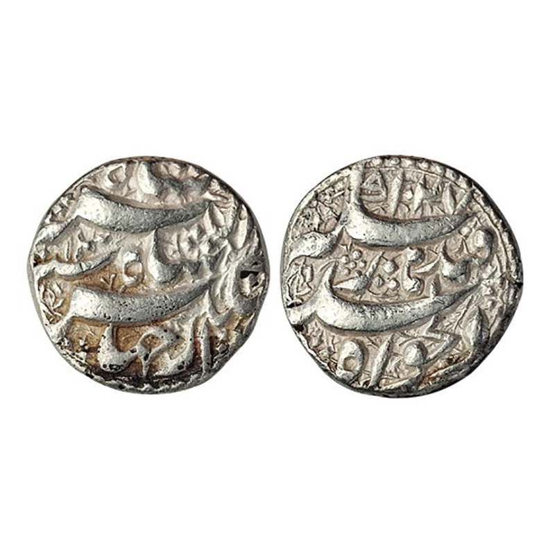 Jahangir, Rupee, Qandahar mint, Dil Khah couplet, Silver, AH 1027, RY 13 (KM# 142.2). Extr