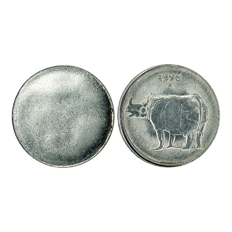 25 Paise Lakhi, Stainless Steel, 1996, Mumbai Mint with Diamond Mint mark. Reverse Lakhi o