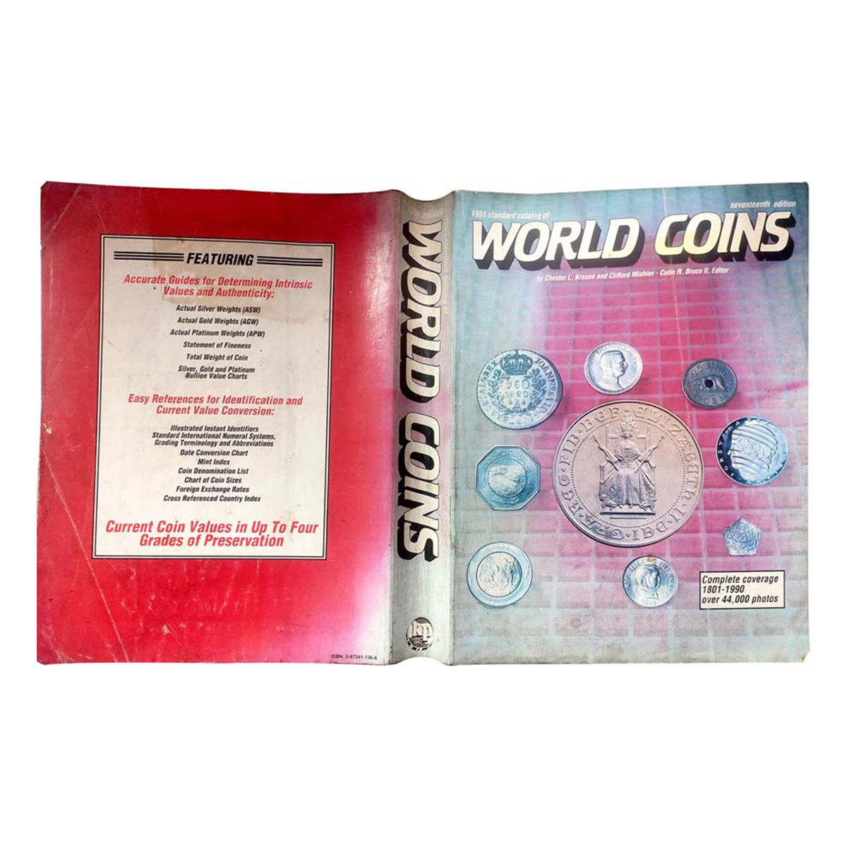 Paper, Book: Standard Catalog of World Coins, 7th Edition 1801-1990. By Chester L. Krause 