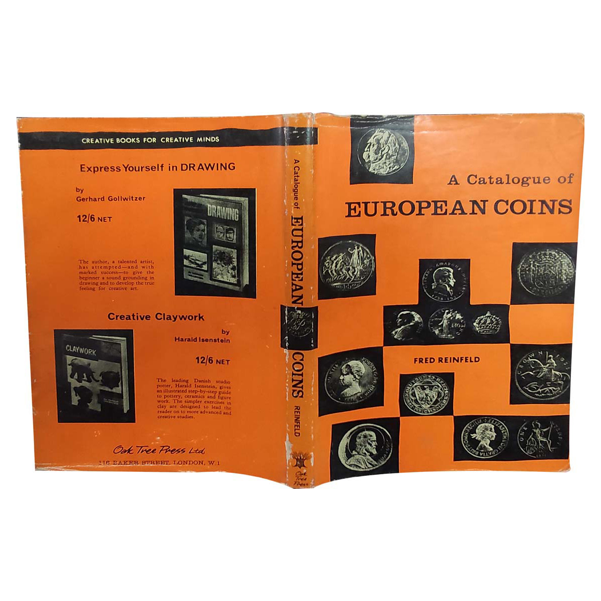 Paper, Book: A Catalogue of European Coins, by Fred Reinfeld. Published by Oak Tree Press 