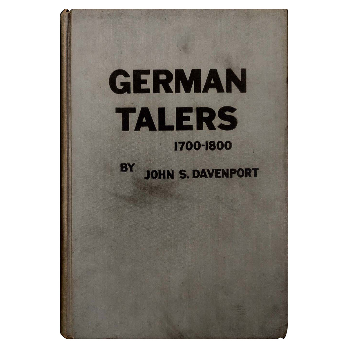 Paper, Book: German Talers Since 1700-1800, by John S. Davenport. Published by the author,