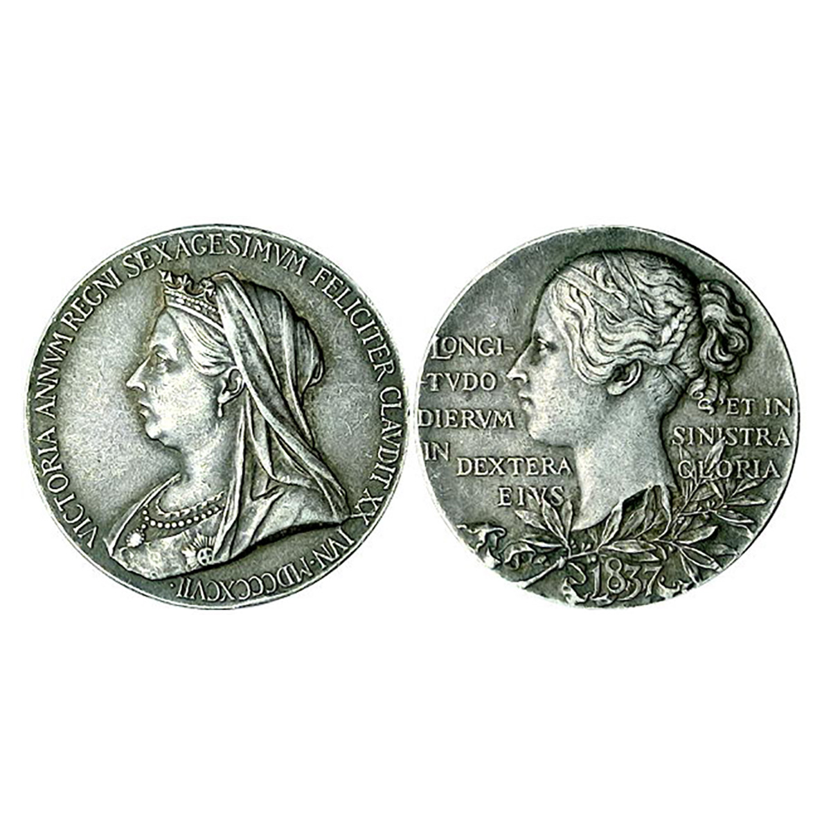 Victoria’s Diamond Jubilee Medal, Silver, 9.73 g, 1837-1897, obv. matured bust of the Quee