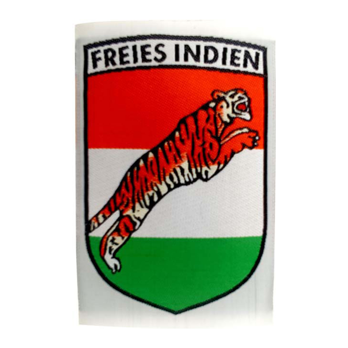 Free India - Azad Hind Badge, Cloth, comprising of the Logo of the Army of Netaji Subhas C