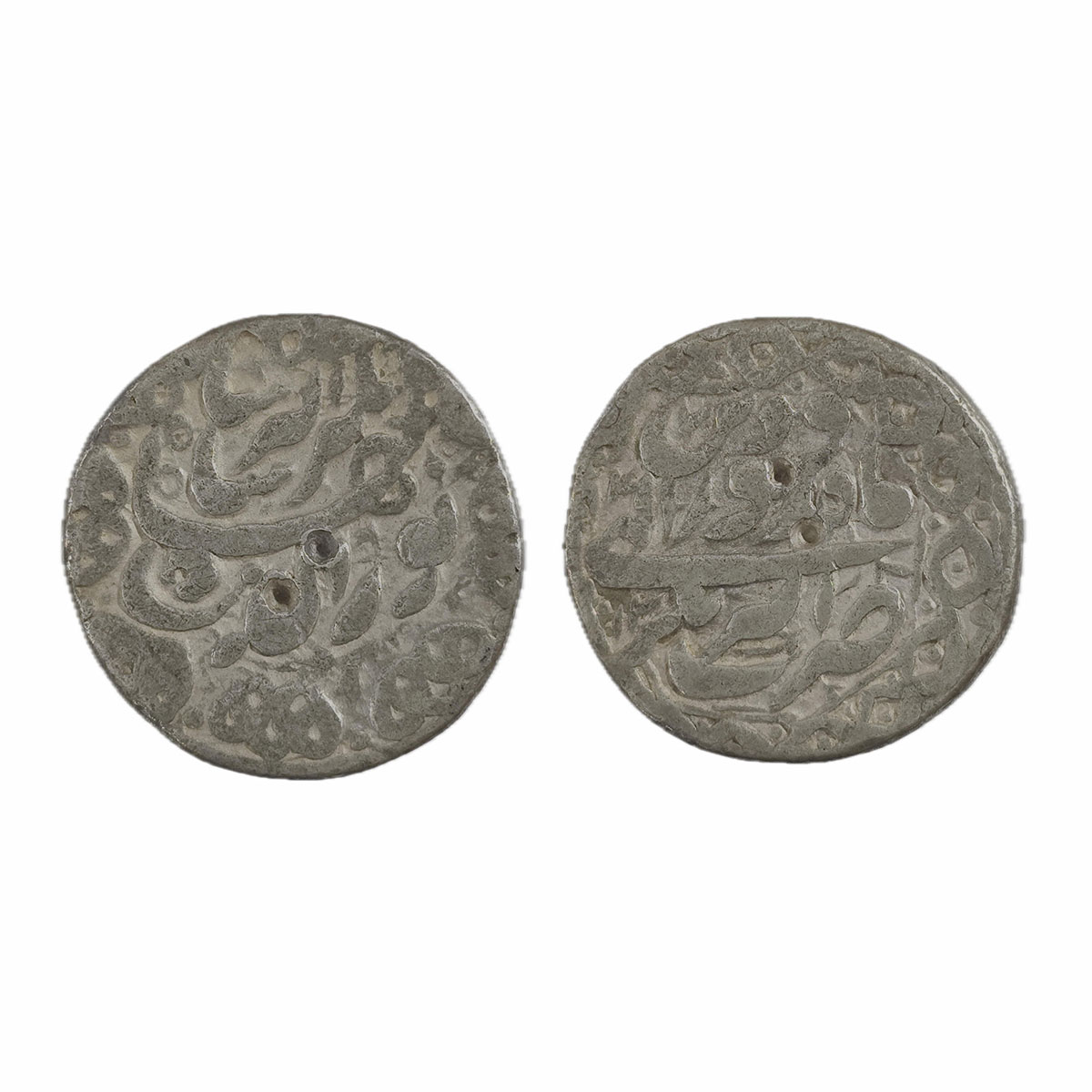 Jahangir, Akbarnagar Mint, Silver, Rupee, Nuruddin type, Farwardin Month, RY 12; floral de