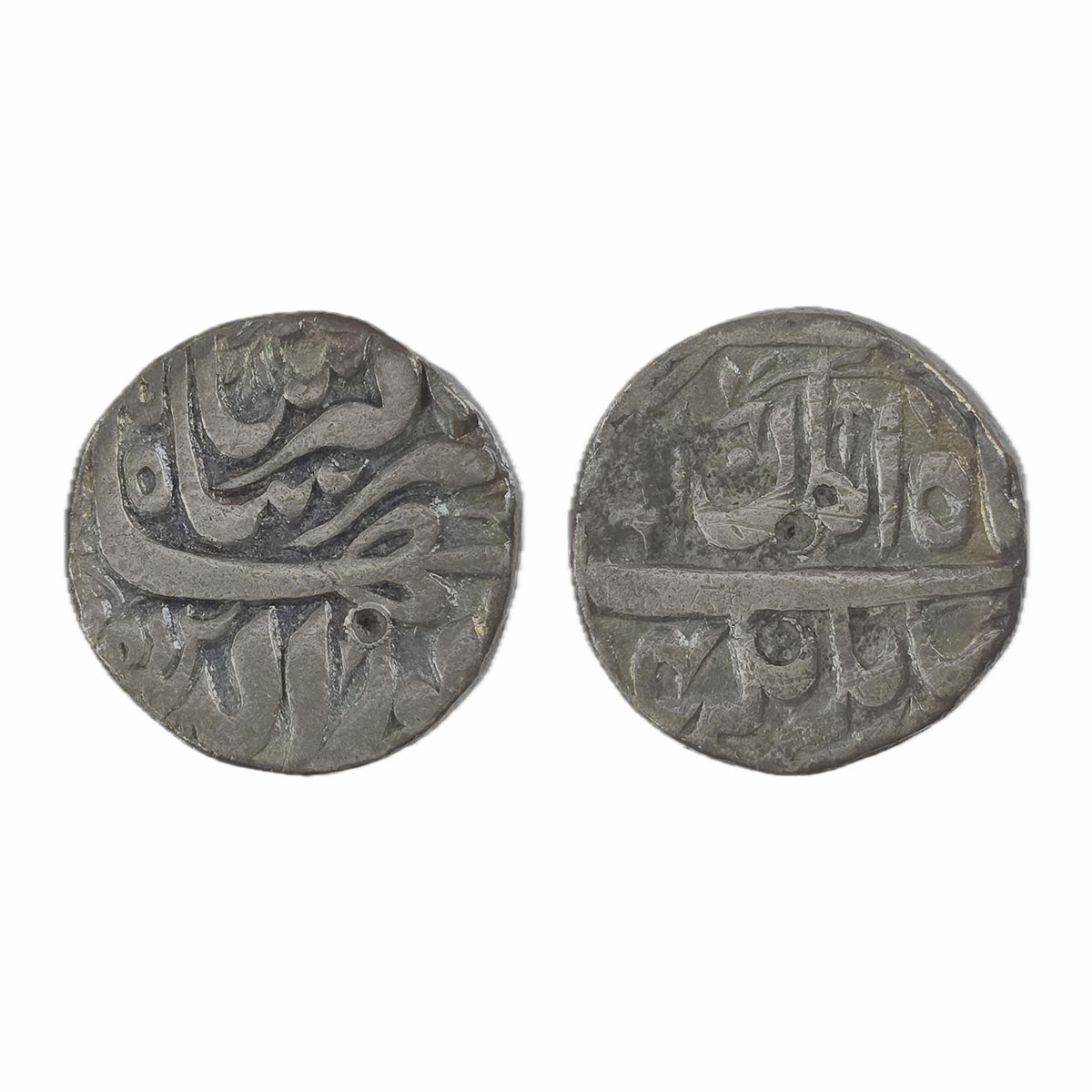 Jahangir, Jahangirnagar Mint, Silver, Rupee, Nuruddin type, Aban Month, RY 4. Test marks, 