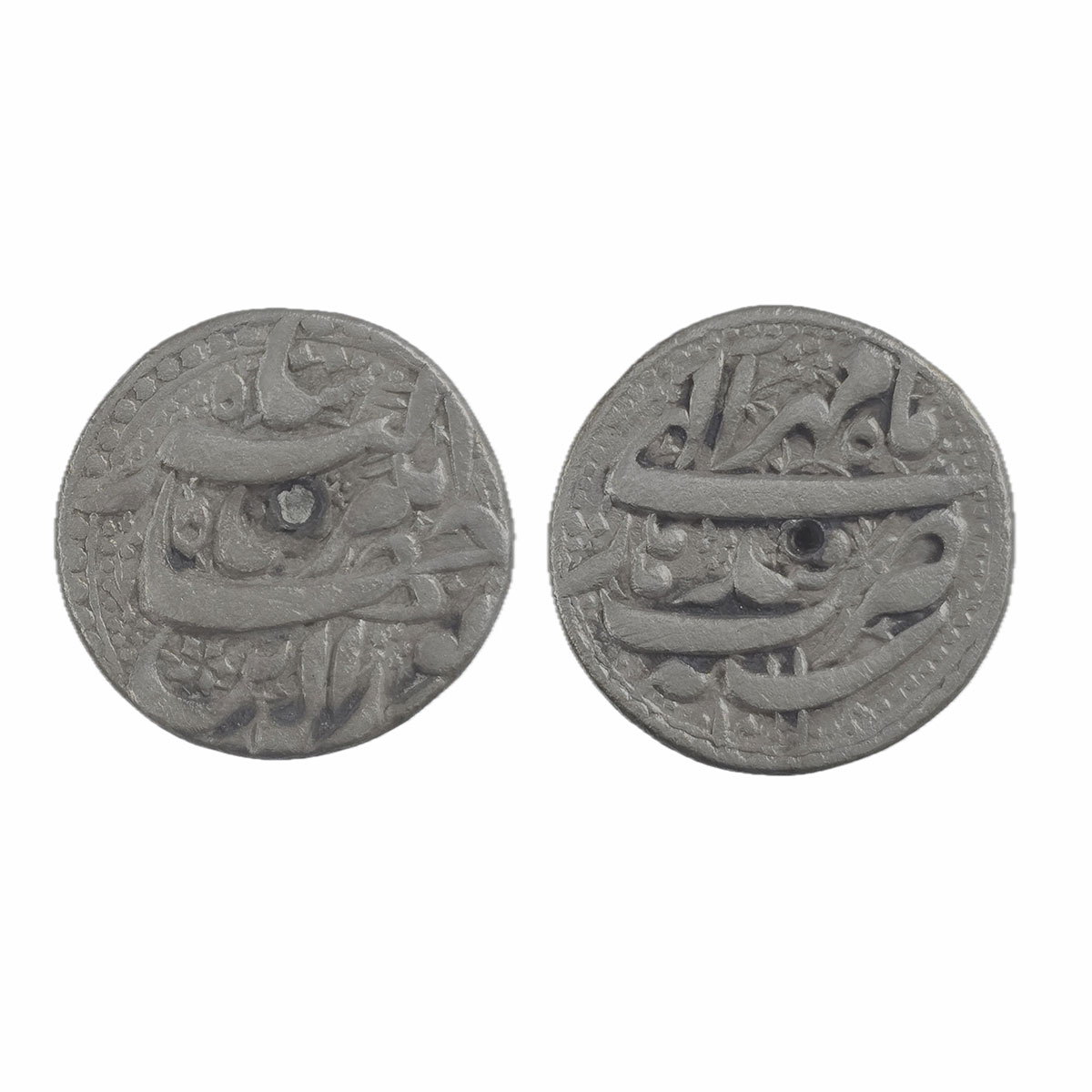 Jahangir, Qandhar Mint, Silver, Error Rupee, Nuruddin type, Mihir Month, AH 1065 (error fo