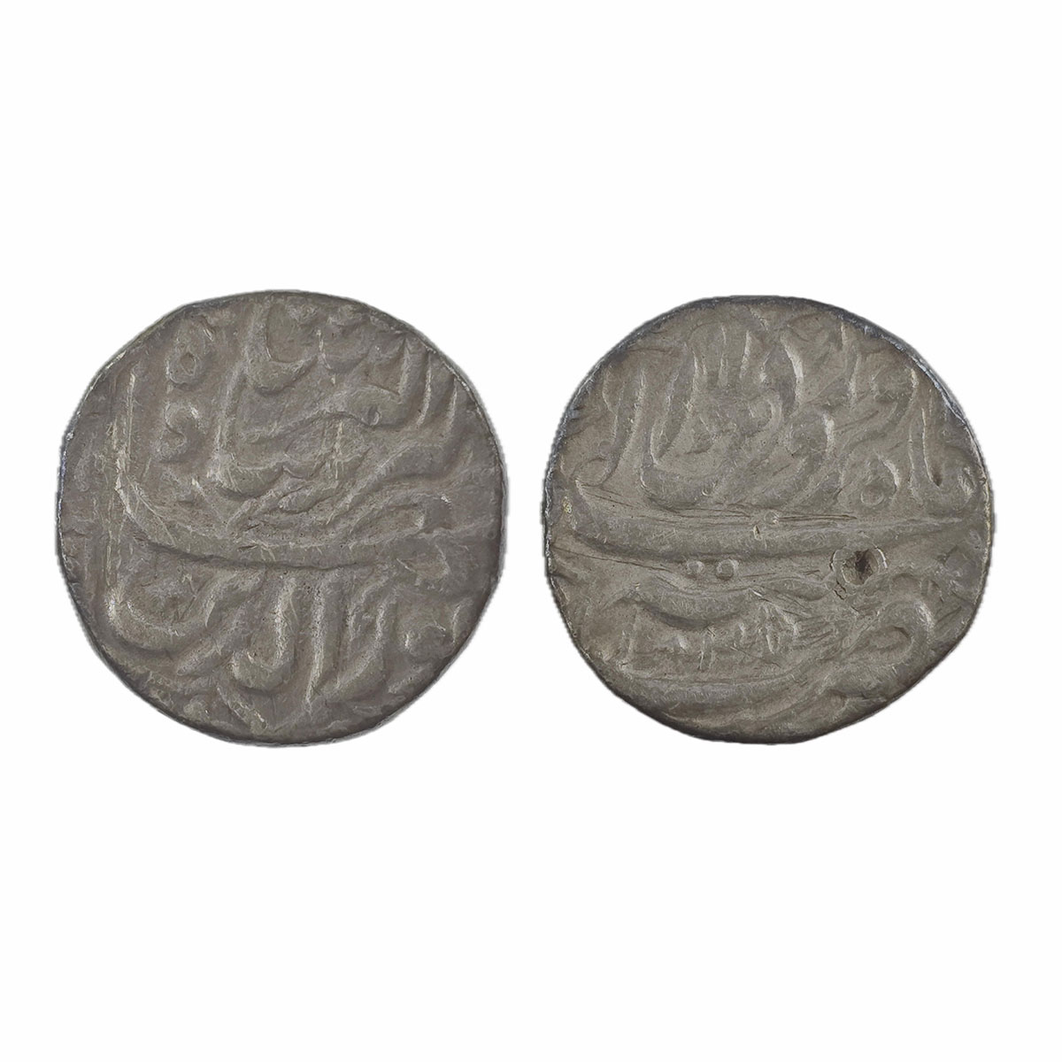 Jahangir, Tatta Mint, Silver, Rupee, Nuruddin type, Farwardin Month, AH 1025, RY 11; Very 