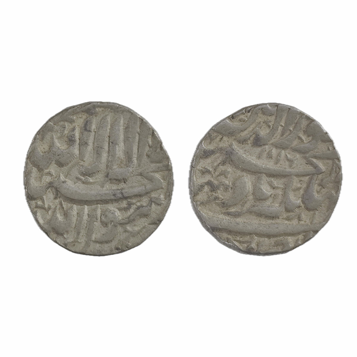 Jahangir, Elichpur Mint, Silver, Rupee, Kalima type, mint name at the bottom on rev, decor