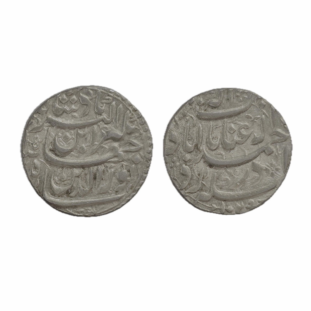 Jahangir, Ahmedabad Mint, Silver, Rupee, Inayat couplet type, mint name at the centre on r