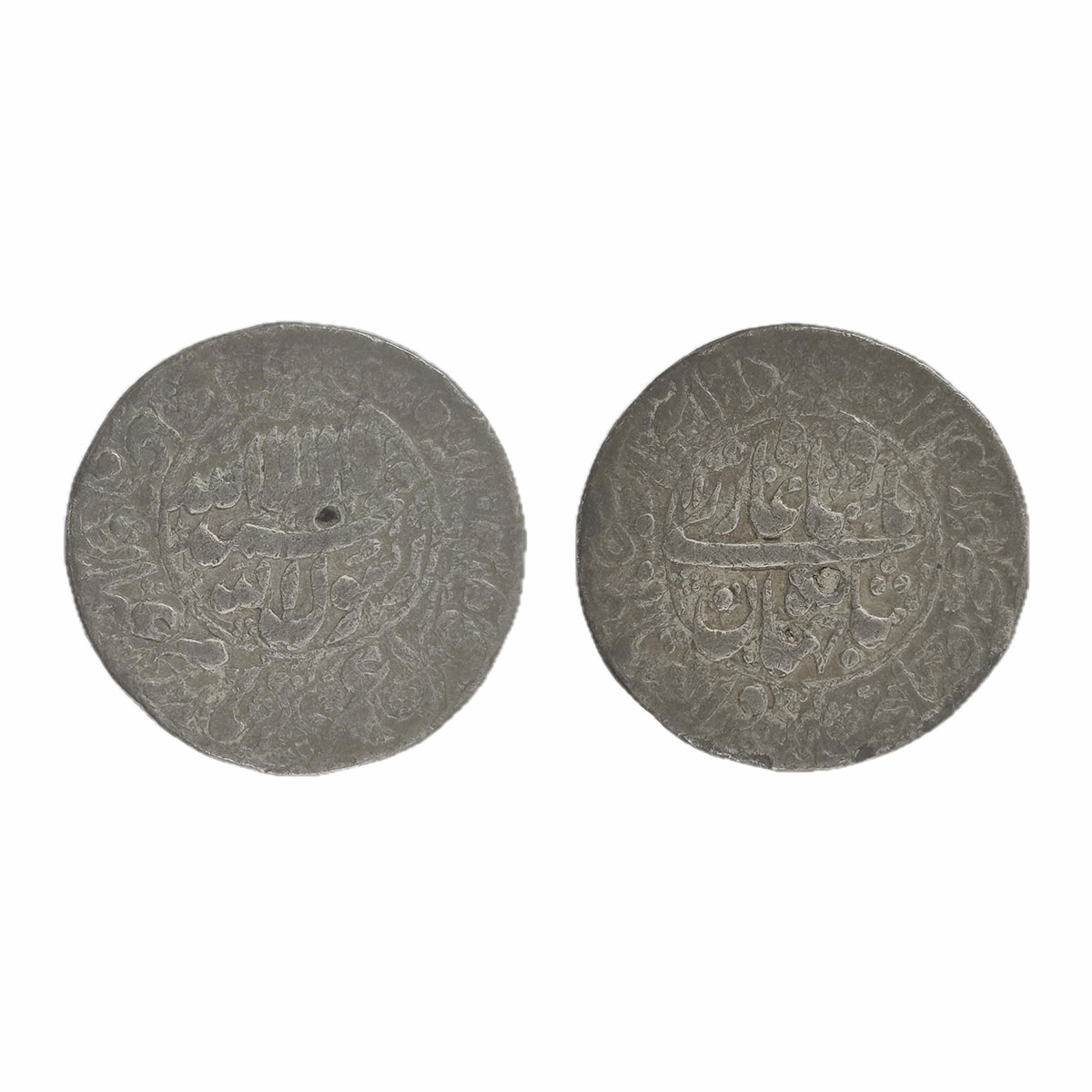 Shah Jahan, Akbarabad Mint, Silver, Rupee, circular-areas type with complete mint name in 