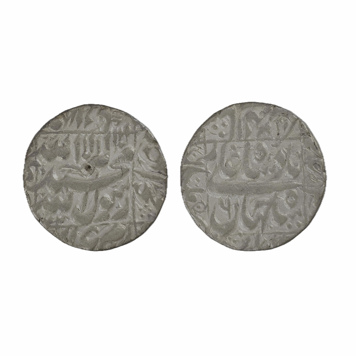 Shah Jahan, Multan Mint, Silver, Rupee, Square-area type with mint name in the left margin