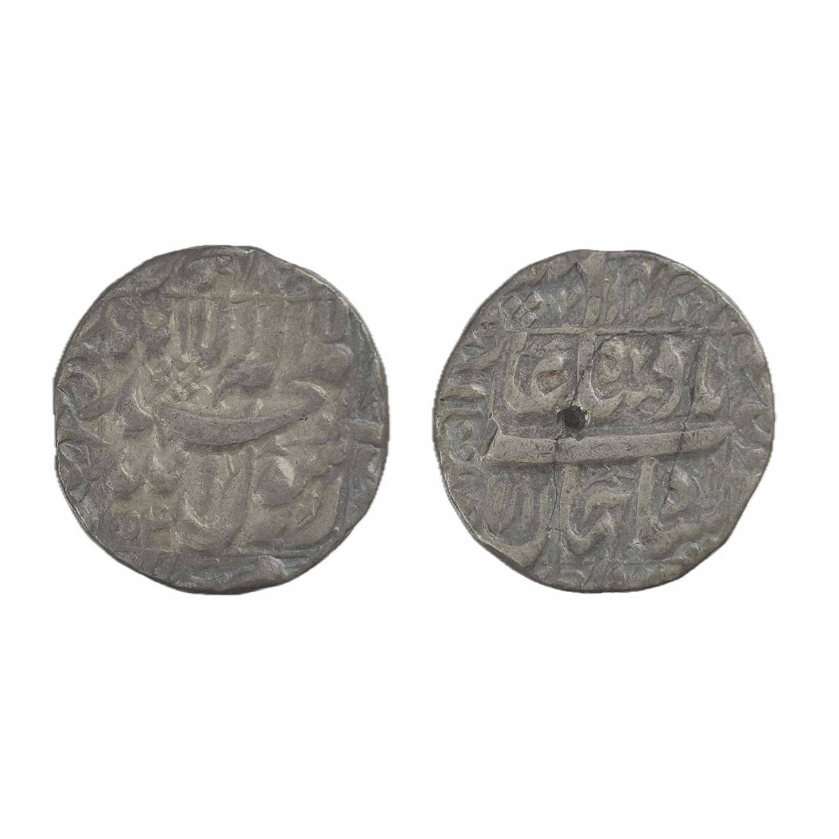 Shah Jahan, Multan Mint, Silver, Rupee, Square-area type with mint name in the left margin