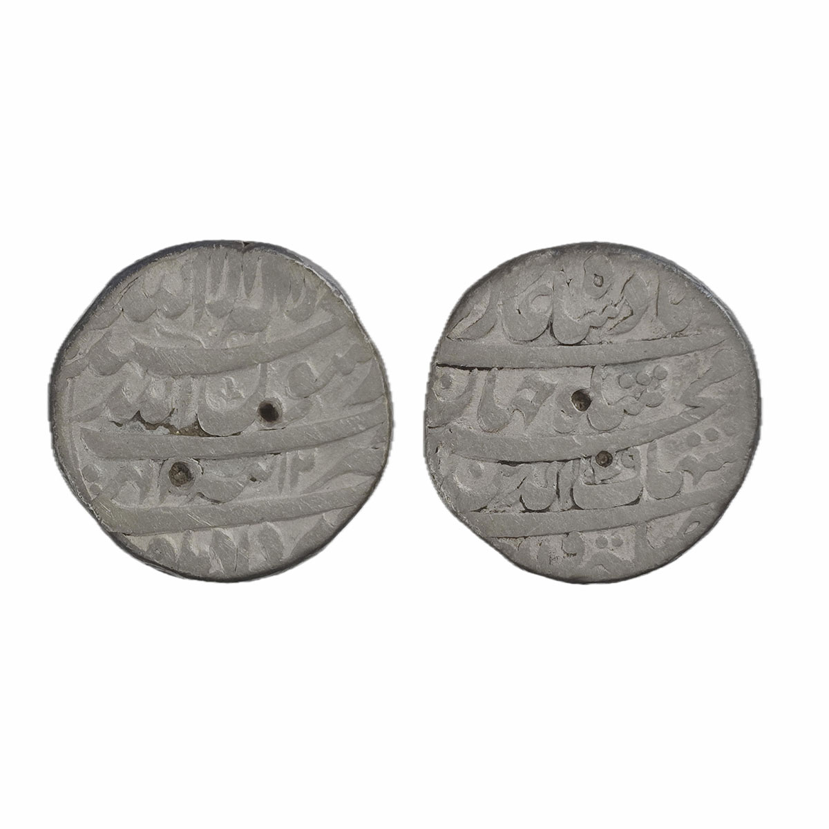 Shah Jahan, Tatta Mint, Silver, Rupee, four-lines type with complete mint name in the thir