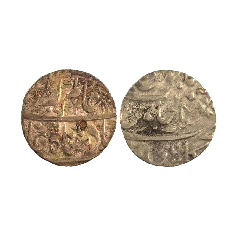 Silver, Alamgir II, Rupee, Kalpi Mint, full Mint name in the bottom line on rev, AH 1169, 