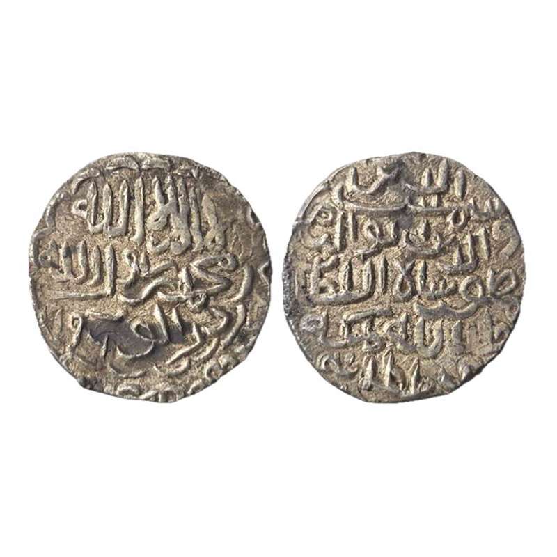 Bengal Sultanate, Shams ud din Muzaffar Shah (AD 1490-1493), Silver, Tanka, Kalima on obv,