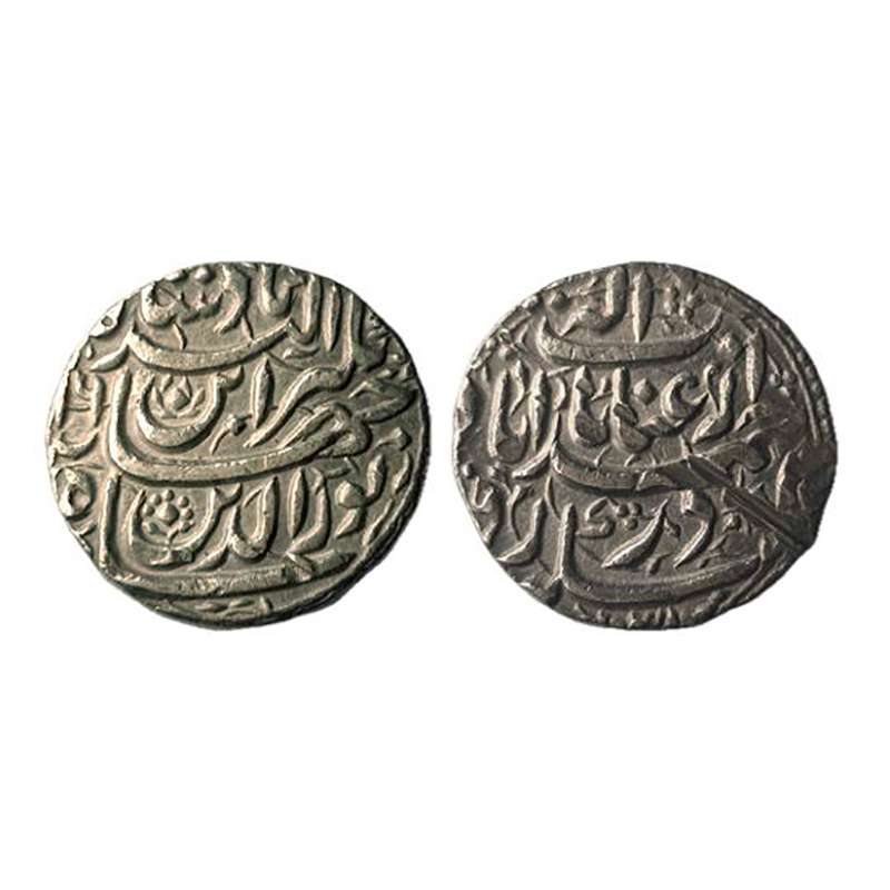 Jahangir, Ahmedabad Mint, Inayat couplet type, Silver, Rupee, AH 1030, Gada-Rajgor# 6.147.