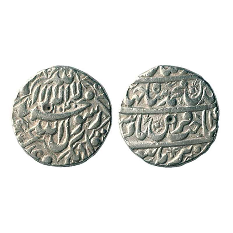 Shah Jahan, Burhanpur Mint, Silver, Rupee, Group 14, Mint name in bottom margin, AH 1040, 