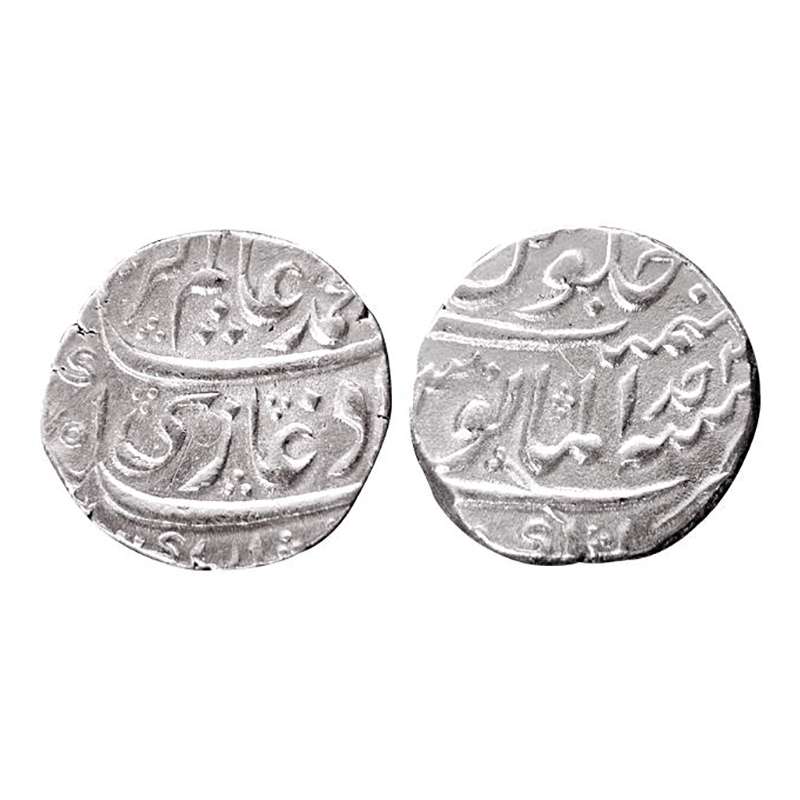 Alamgir II (AD 1754-1759), Silver, Rupee, al-Manus type, Kankurti Mint, AH 1175, RY Ahad, 