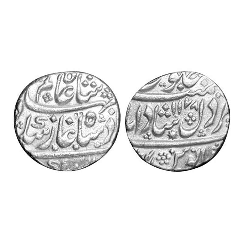 Shah Alam II (AD 1760-1806), Silver, Rupee, Bahadur type, Dilshadabad Mint, complete Mint 