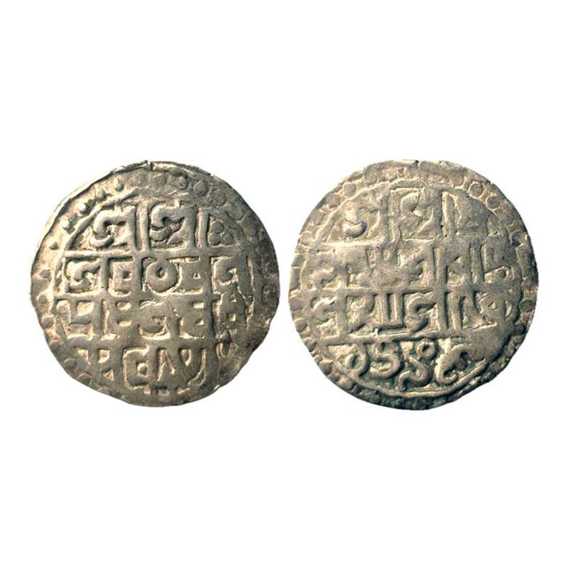 Cooch Behar, Lakshmi Narayan (SE 1509-1549; AD 1587-1627), Silver, Rupee, 9.59 g (KM 45). 