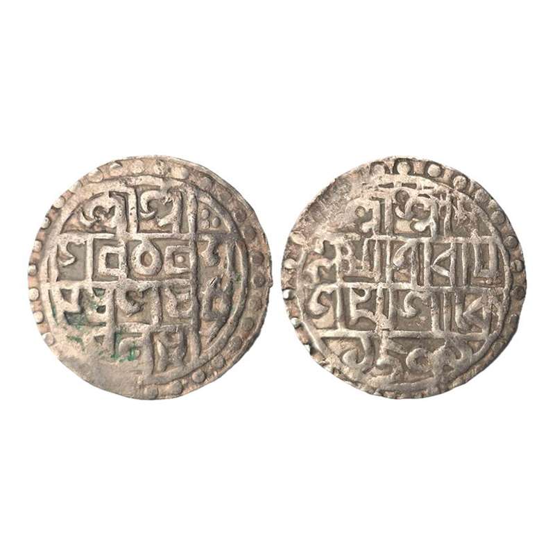 Cooch Behar, Lakshmi Narayan (SE 1509-1549; AD 1587-1627), Silver, Rupee, 9.59 g (KM 45). 
