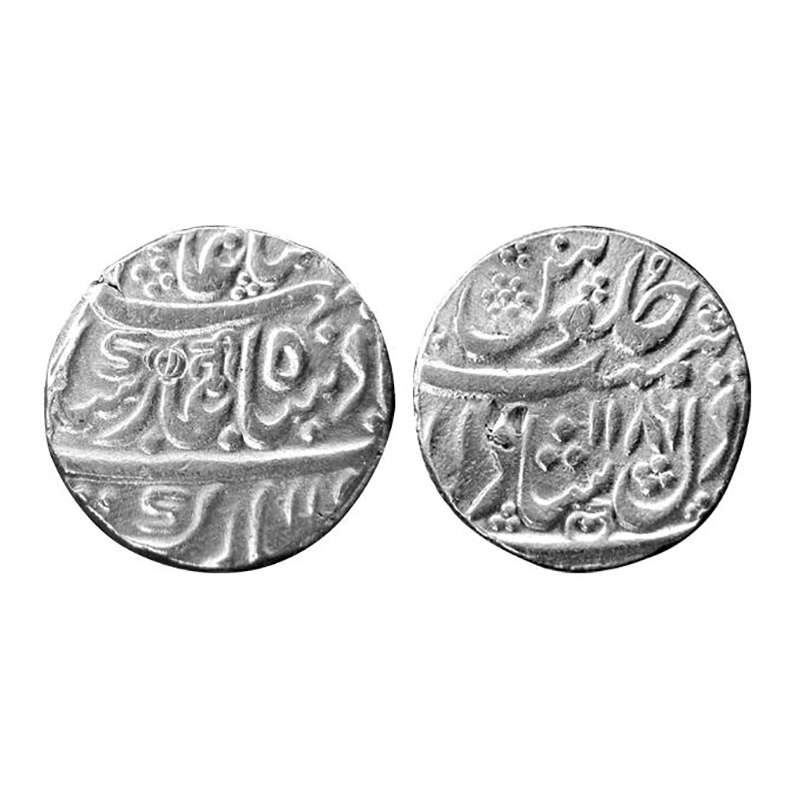 Silver, Hyderabad Feudatory, Narayanpett, Dilshadabad Mint, complete Mint name at centre, 