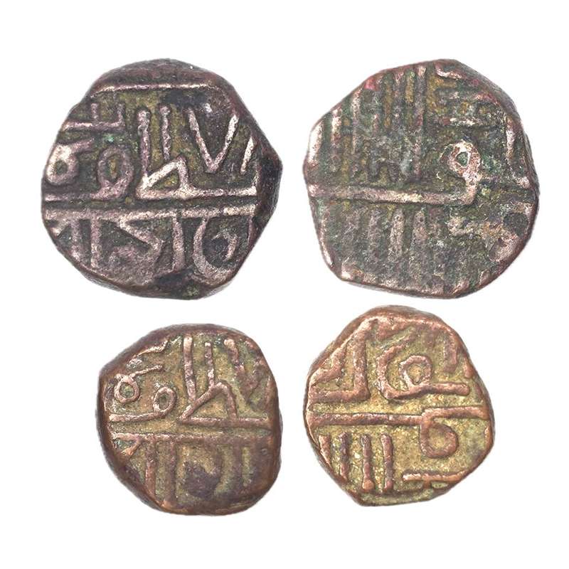 Porbandar, Copper (2), Trambiyo and Dokdo, Nagari legend Shri Rana at bottom and with the 