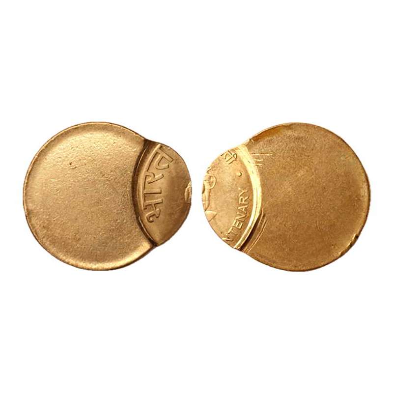 5 Rupees Error, Nickel-Brass, 6.05 g, Biju Patnaik Birth Centenary Commemorative Issue, 20