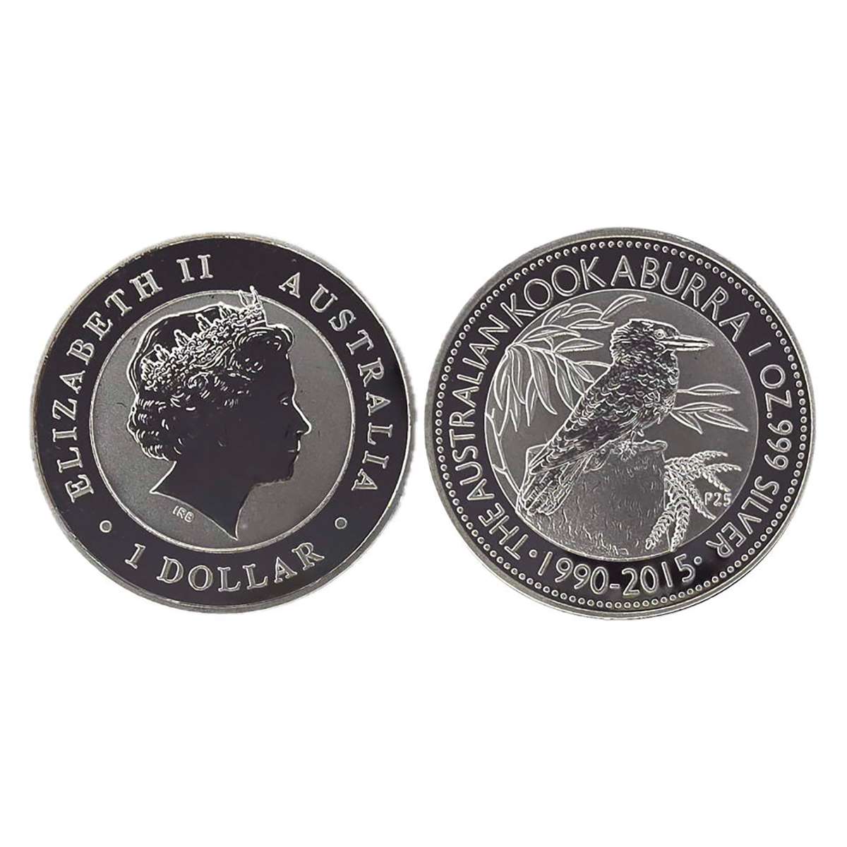 Australia, Kookaburra Commemorative Issue. 1990-2015, Silver Jubilee, Copper, 1 Dollar. OM
