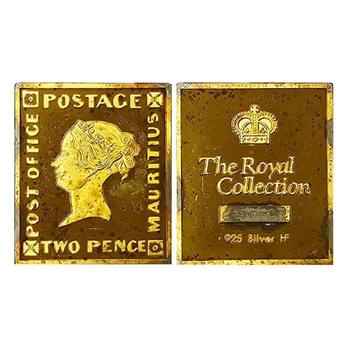Mauritius, Proof Stamp, Silver, Ingot, 12 g, 2 Pence. The Stamp of Victoria. Limited Editi