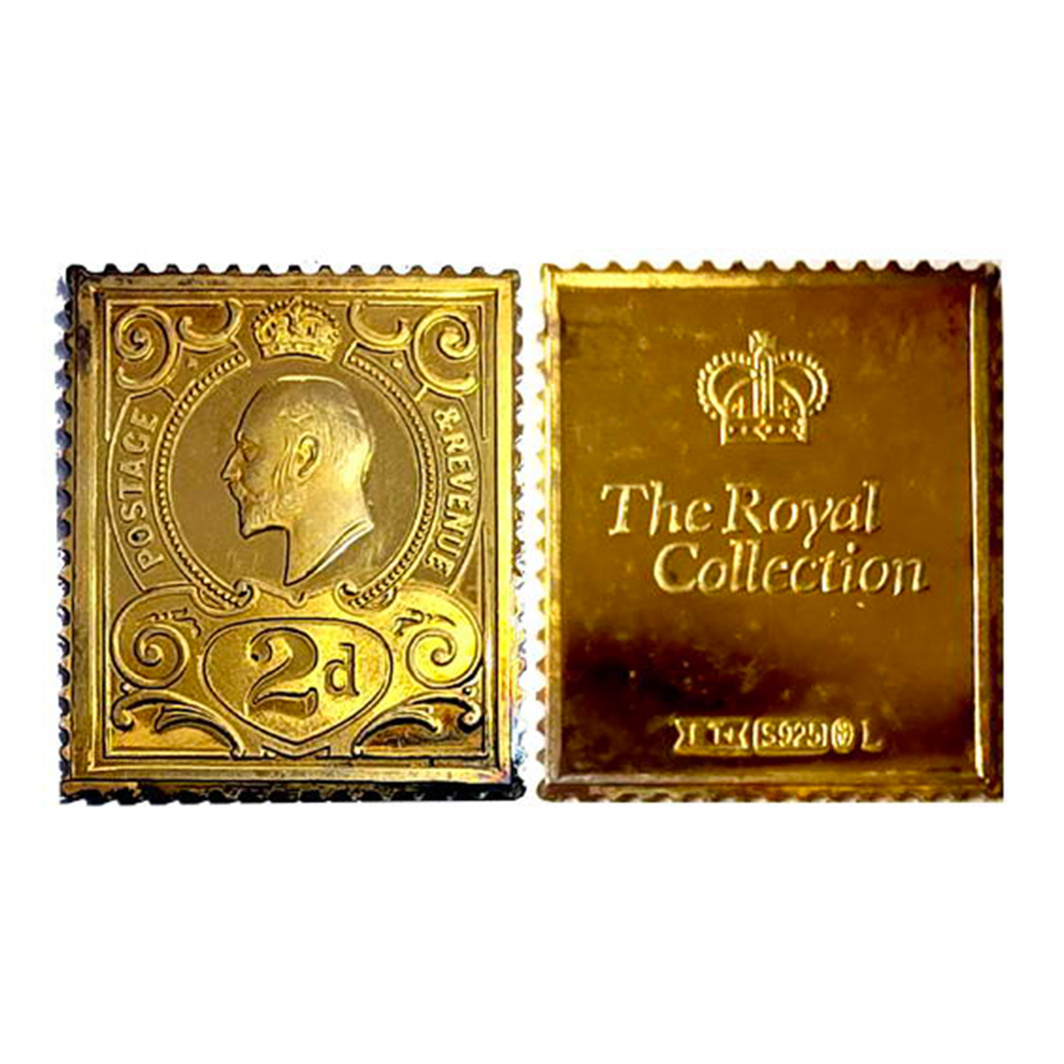 Great Britain, Proof Stamp, Silver, Ingot, 10 g, 2 Pence. The Stamp of Edward VII. For the