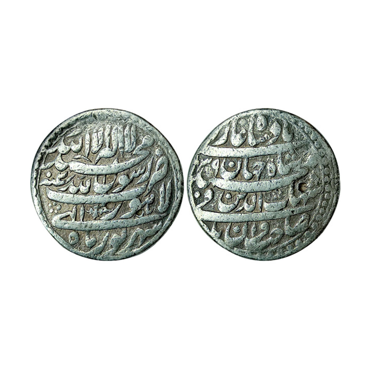 Shah Jahan, Lahore, Rupee, Silver, 11.22 g, four lines type, AH 1039, Ry 2, Sharewar Month