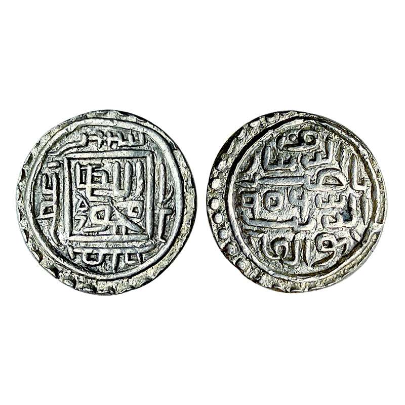 Gujarat Sultanate, Mahmud Shah I (AD 1458-1511), Silver, ½ Tanka, Mustafabad mint, 80 Ratt