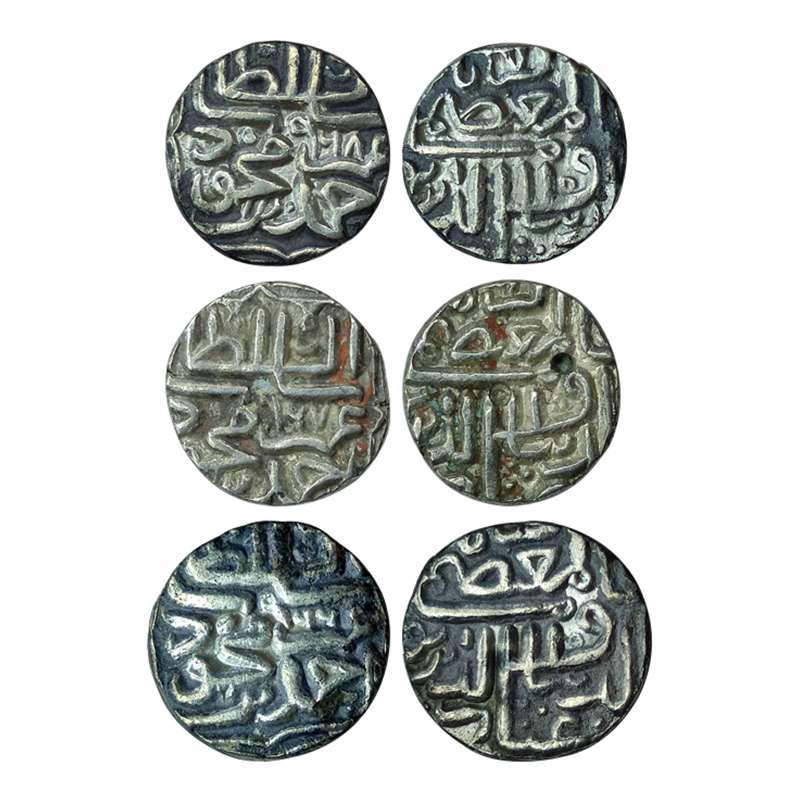 Gujarat Sultanate, Ahmad Shah III (AD 1553-1560), Silver (3), Tanka, Ahmedabad mint, AH 96