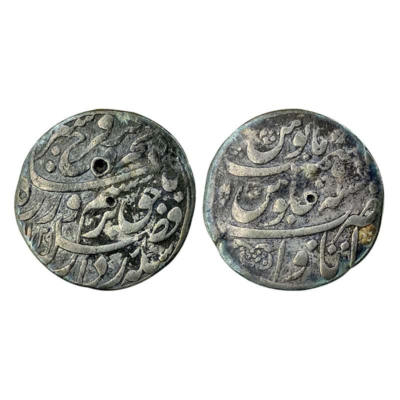 Farrukhsiyar, Rupee, Silver, RY 36, Itawa mint. Large Flan. Very Fine, Scarce in this size
