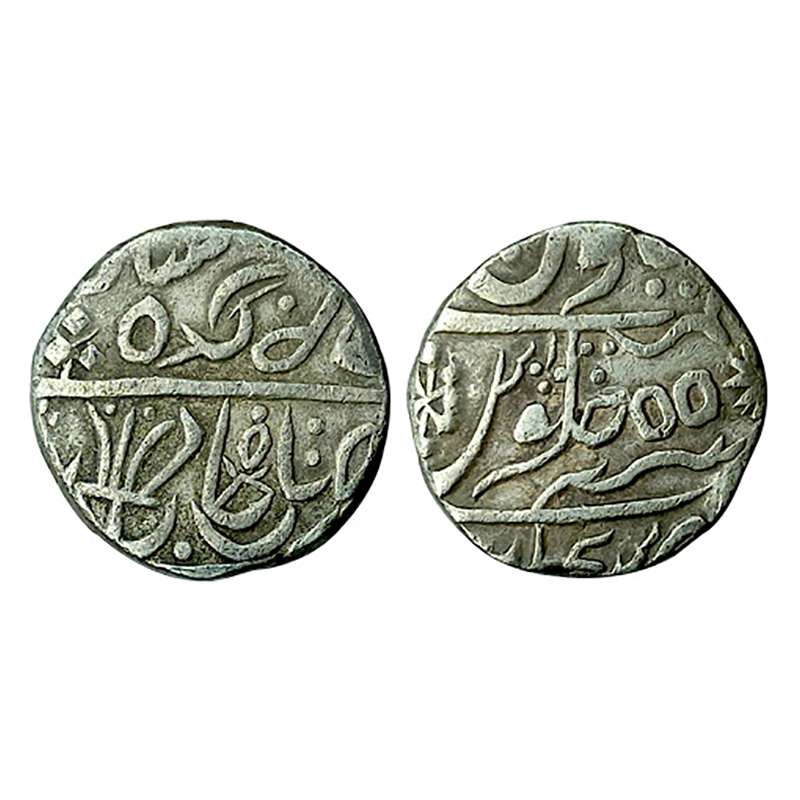 Gwalior, Rupee, debased silver, Shah Alam II, Garkohta mint (struck with mint name sagar),