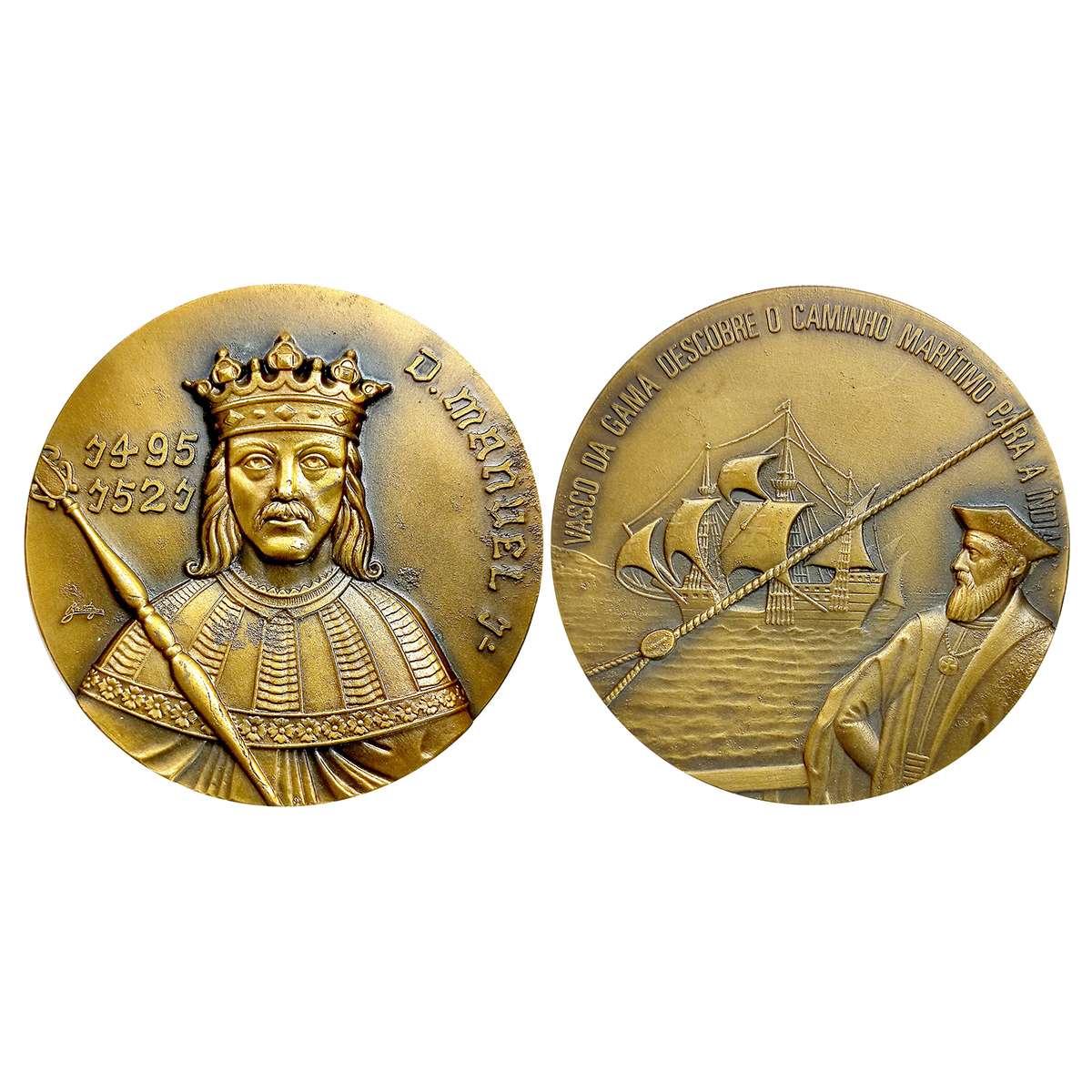Indo Portuguese, Goa, Vasco da Gama, 500th Anniversary of Discovery of India, Bronze, 228.