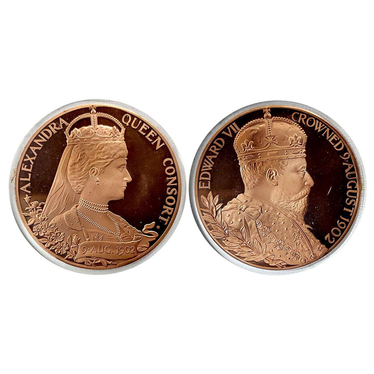 United Kingdom, Edward VII Coronation Medal, Bronze, with the portrait of the King on obve